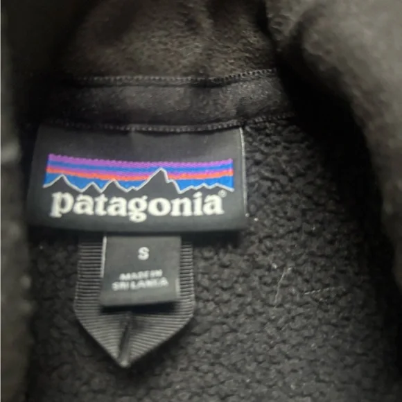 Patagonia Women's Black Full-Zip Fleece Vest Size S - Picture 3 of 4